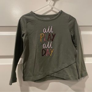 Long Sleeve Tee. Size 2T. Okie Dokie brand.
